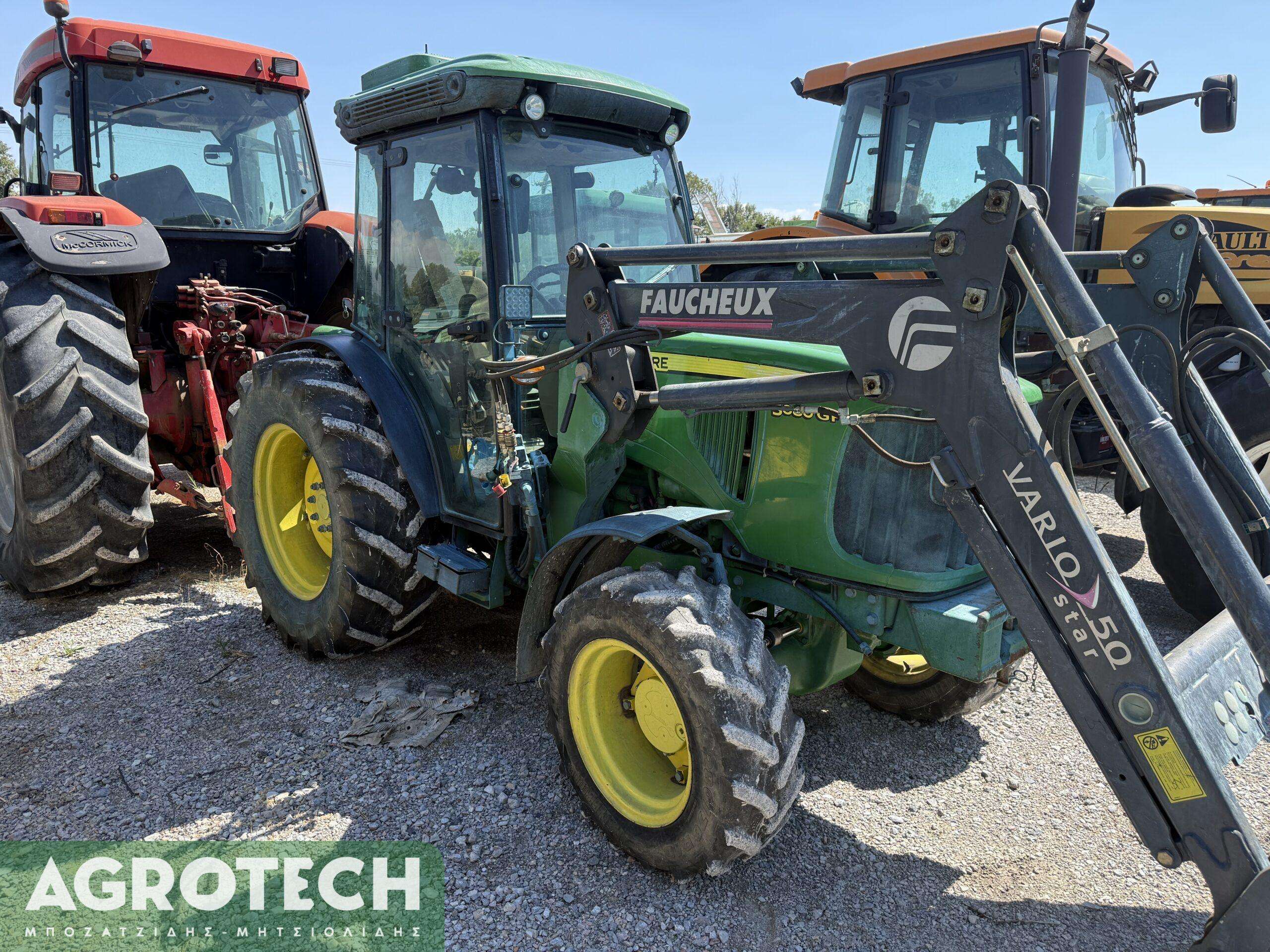 John Deere 5080 GF 2013 + Faucheux Vario Star 50