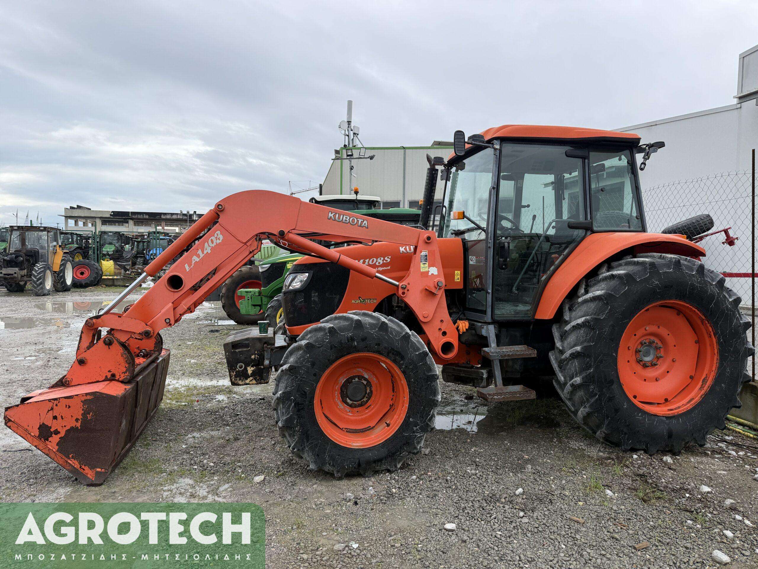 Kubota M108S + LA1403 2009 (με εμπρός φορτωτή)