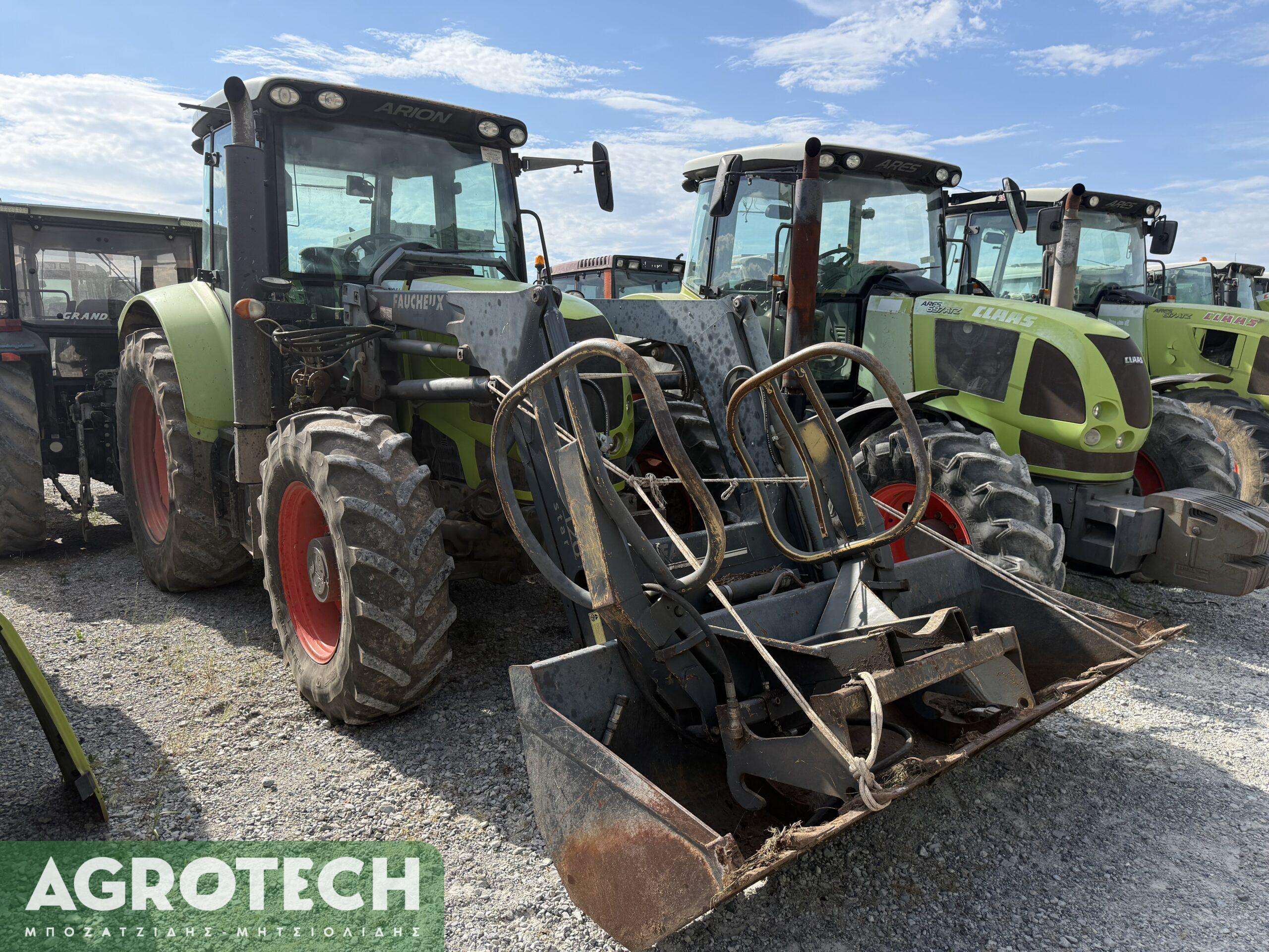 Claas ARION 510 2009 (Εμπρός φορτωτής Faucheux P120)